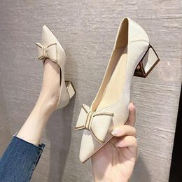 Dress Shoes Cresfimix Sapatos Femininas Bridal Sexy Wedding High Heel For Women Lady Cute Elegant Beautiful Bow Tie Office Pumps A75b