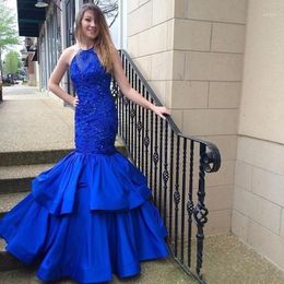 Party Dresses Arrival Royal Blue Mermaid Prom Long 2022 Vestidos De Fiesta Largos Elegantes Gala Custom Imported Dress