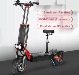 S4 dual motor drive off-road with seat adult electric scooter 13 inch off-road/road Tyres support European and American warehouse delivery