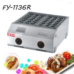 Bread Makers FY-1136.R Commercial Gas Type Fish Pellet Maker Ball Machine Takoyaki Grill Hole 4.5cmBread Phil22