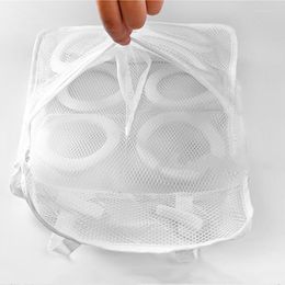 Laundry Bags Cleaning Portable Shoes Underwear Mesh Anti Deformation Bra Machine Washing Dry Organiser Care Tool Lazy Protective