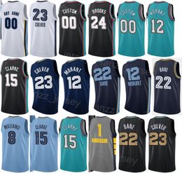 Draft Pick Screen Print Basketball TyTy WashingtonJr Jersey Walker Kessler Ja Morant 12 Dillon Brooks 24 Desmond Bane 22 Jaren Jackson Jr 13 Custom Name Number