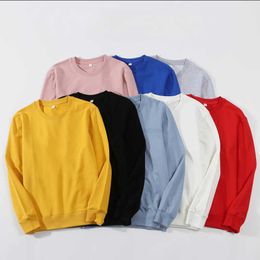 forcustomization Wholesale 2022 Custom Pullover Hoodie Personalise Print Streetwear Sweaters Unisex Cotton Plain Men Crewneck Sweatshirts