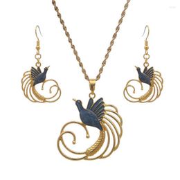 Earrings & Necklace Bird Pendant Necklaces Ring Papua Guinea Traditional Ornament Jewellery PNG GiftsEarrings