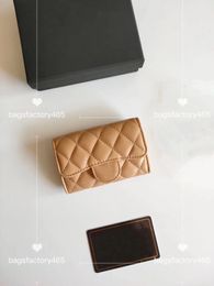 Fashion womens High-end designer wallet ladies black pink purses high quality coin purse pocket interior slot leather luxury handb176Q