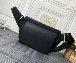 Fanny pack bag black Aerogram Slingbag Designer New Grained Calfskin Genuine Leather Sling Bag wallet M59625 M57081 Mens Message Waist Belt Bags Luxurys Cross Body