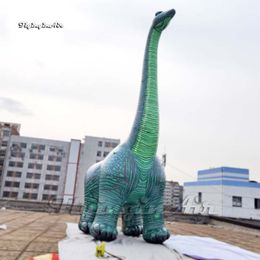 Simulated Inflatable Brachiosaurus Model 6m Outdoor Large Air Blow Up Jurassic Park Dinosaur Ballloon With Long Neck For Event