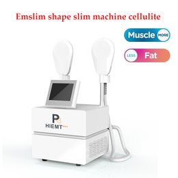 Protable Non-invasive 2 Handles hiemt Pro slimming Machine Electromagnetic body Shaping EMS Muscle Stimulator