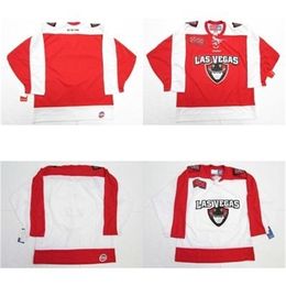 C26 Nik1 Mens Womens Kids ECHL Las Vegas Wranglers Stitched Customised Any Name And Number Jersey Cheap Red White Hockey Jerseys Goalit Cut