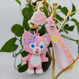 Keychains Lingna Belle Keychain Little Car Bag Pendant Key Chain Cute Doll Birthday GiftKeychains KeychainsKeychains Forb22