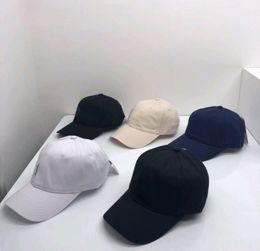 Designer n Cotton Baseball Cap Snapback Regolable Snapback Sport Hip-Hop Sun Hat Black Navy White All Seasons Unisex