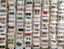 Hoop Huggie 60 Pairs Assorted Top earrings for Women Charm set Earrings luxury Girls Ladies Earrings studs Wholesale Fashion Jewellery 230206