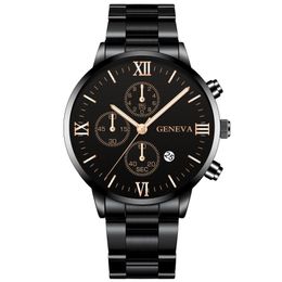 Wristwatches Black Gold Watch Men Luxury Creative Steel Business Man Watches Female Waterproof Sport Relogio MasculinoWristwatches