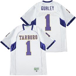 Men Football High School Tarboro Varsity 1 Todd Gurley Jersey Moive Team White Colour Hip Hop Embroidery HipHop College University Pure Cotton For Sport Fans