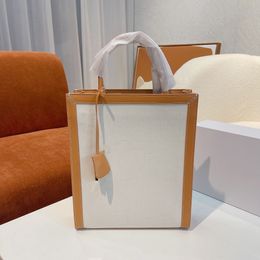 Tote Designer Bags Fashion Handbag for Women Shoulder Brown Leather Crossbody Female Purses 220302