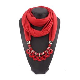 Pendant Necklaces Pendants Round Jewelry Scarf Woman/Ladies Fashion Solid Vintage Pattern Female Accessories 170 40CMPendant