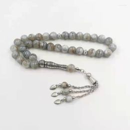 Beaded Strands Islamic Accessories Tasbih Brown Stone 33beads Bracelet Muslim Prayer Beads Fashion Jewellery Gift For Kent22