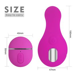 Panty Vibrator Invisible Vibrating Eggs Wireless Remote Control Portable Clitoral Stimulator sexy-toys for Women sexy Products