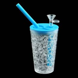 6.1" Unique Drink Cup Bong Water Pipe For Smoking Thick Pyrex Hand Pipes Ash Catcher Dab Oil Rigs
