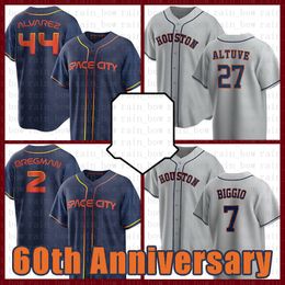 Astros Mens Jose Altuve Baseball Jersey Yordan Alvarez Craig Biggio Alex Bregman Nolan Ryan Jeff Bagwell Justin Verlander Carlos Correa Michael Brantley McCormick