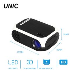 -Pequeno micro LCD Home Outdoor Pico Pocket Pocket Portable LED Mini Projector YY-BLJ111 Para smartphone para telefone móvel294J