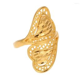 Wedding Rings Fashion Health Brass Material Adjustable Size Ring For Women Ethiopian Somali Kuwait RingsWedding Rita22