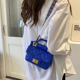 -Saco fashion's moda ins avançada linha bordada lingge pequeno saco quadrado japonês e estilo coreano bolsa de lazer único ombro