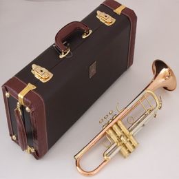 Stradivarius Trumpet LT180S-72 Authentic Double Phosphorus copper B Flat Professional Trumpet Top Musical Instruments Brass