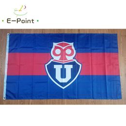 Chile Club Universidad de Chile Flag Blue Red Colour 3ft*5ft (150cm*90cm) home & garden flags Festive