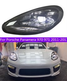 Car Styling Head Light For Porsche Panamera 970 Headlights 20 11-20 17 971 LED Headlight DRL High Low Beam Bi LED Headlamp