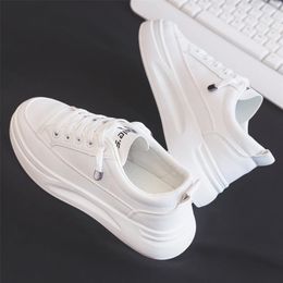 Women Sneakers Fashion Shoes Spring Trend Casual Flats Female Comfort White Vulcanised Platform 220812