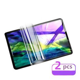 2 teile / los Hydrogel Protector Film für Samsung Galaxy Tab S8 Ultra S7 plus Fe A7 S6 Lite Tablets Soft Screen-Protektoren