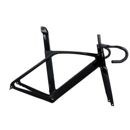 Full Internal Cables Disc Road Bike Frame TT-X34 Toray T1000 Carbon Fibre BB86 Max Tyre 700X30C black half matte half glossy