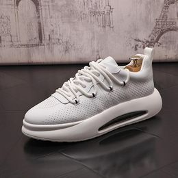 Fashion Designers Dress Oxford Wedding Party Shoes Classic Male Vulcanised Walking Gym Casual Sneakers Round Toe Thick Bottom Business Driving Loafers