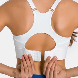 Adjustable Shoulder Belt Buckle Sports Bra Underwear Women's Tanks Vest Upper Collection Accessory Breast High Elastic Running Fitness Tank Tops
