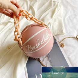 Personalised Ball Bag Ladies New Trendy Chain Basketball-Shaped All-Match Ins Messenger Bags