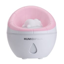 Creative Cute Sofa Humidifier USB Diffuser Colourful Night Light Desktop Air For Home Office Y200416