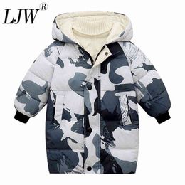 2021Baby Girl Warm Jacket Down Jackets Children Clothes New Girl Winter Cotton Quilted Jacket Children Fashion Jacket Children Outerwe J220718