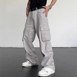 Men's Pants Arrivals Side Pockets Cotton Casual Baggy Men Cargo Zipper Design Military Male Long Trousers Tactical ClothingMen's