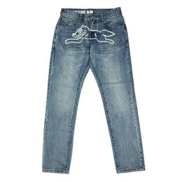 Calça jeans masculina de alta versão BBC, calça de grife retrô ins, calça de moletom hip hop americana