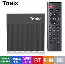 Tanix X4 Android TV BOX 4G 32G Amlogic S905X4 Quad Core 4GB32GB 2.4G/5G WIFI BT4.1 AV1 4K Media Player Smart