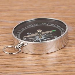 Outdoor Gadgets Portable Aluminium Camping Compass Keychain Gift Gold Lightweight Practical Mountaineering ToolsOutdoor