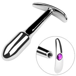 Detachable Anal Plug Small Steel Anals Dilator Butt Plugs Metal Dildo Vaginal Stimulator Sex Toys Prostate Massager