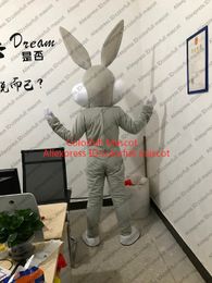 Mascot doll costume Hot Professional Easter Bunny Mascot Costumes Rabbit and Bugs Bunny Adult Halloween Carnival Party