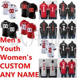 Rare Ohio State Buckeyes Jerseys Jeremy Ruckert Johnny Utah Eddie George Jack Tatum Chris Spielman College Football Jersey Custom Stitched