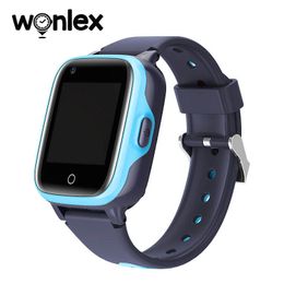 android os smartwatch UK - Wonlex Smart Watches Kids Android OS 4G Sim Card Video Call for Gifts SmartWatch KT15 Mini Telephone GPS SOS Anti Lost Tracker 220713