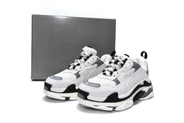 shoes Couples Designer Luxury Top Edition Casual Sneakers Big White Grey 8 Layers Combination TPU Retro Shoes BlsTriple