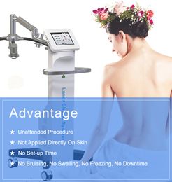 CE approved 6D Lipolaser slimming machine cold source 532nm 635nm laser light fat burning deep heating cellulite removal body sculpture lipo laser equipment