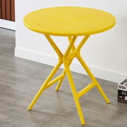 venda por atacado Mesas da sala de jantar Pequena mesa de mesa redonda de mesa redonda de lazer ao ar livre simples