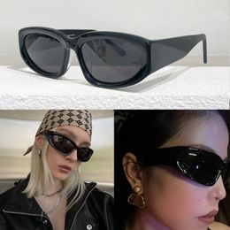 Black Nylon Oval SWIFT Sunglasses Ladies 0157s Female skin cat glasses Lasered logo bio Summer luxury UV400 FASHION Sunglasses Shades For Women sports Sun Glasses